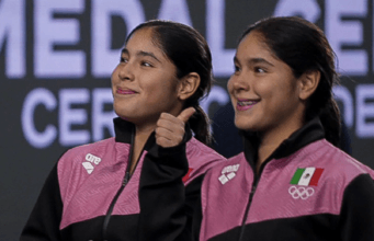 Histórico doblete mexicano: Mía y Lía cueva conquistan oro y plata en el mundial junior de clavados